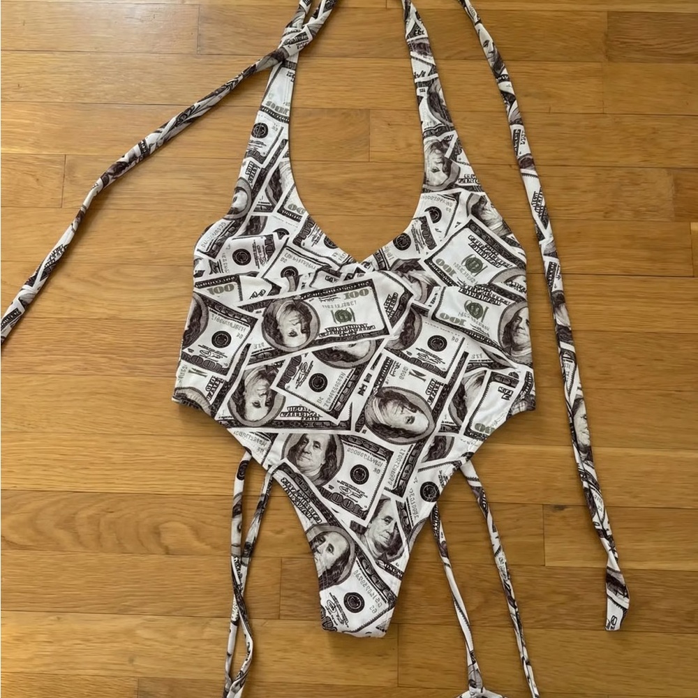 Money One Piece Swim Suit